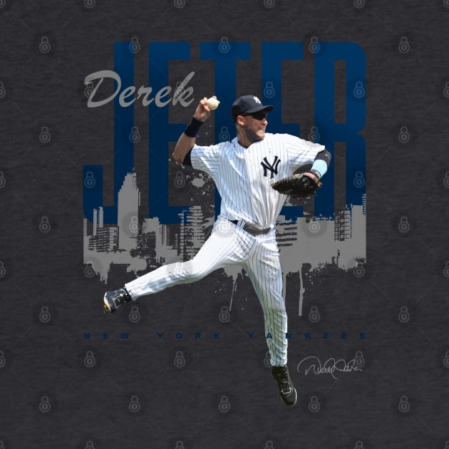 Derek Jeter Jump Throw by Juantamad